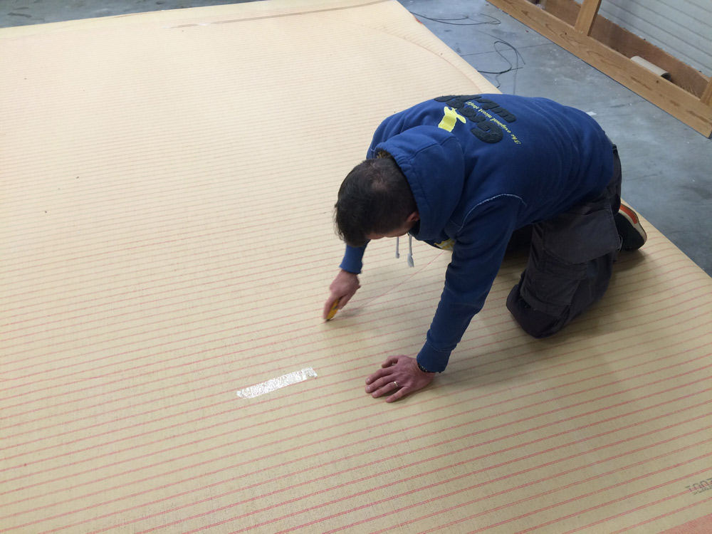 versnijden tapijt